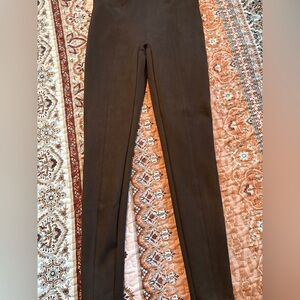 Spanx Brown Faux Suede Leggings